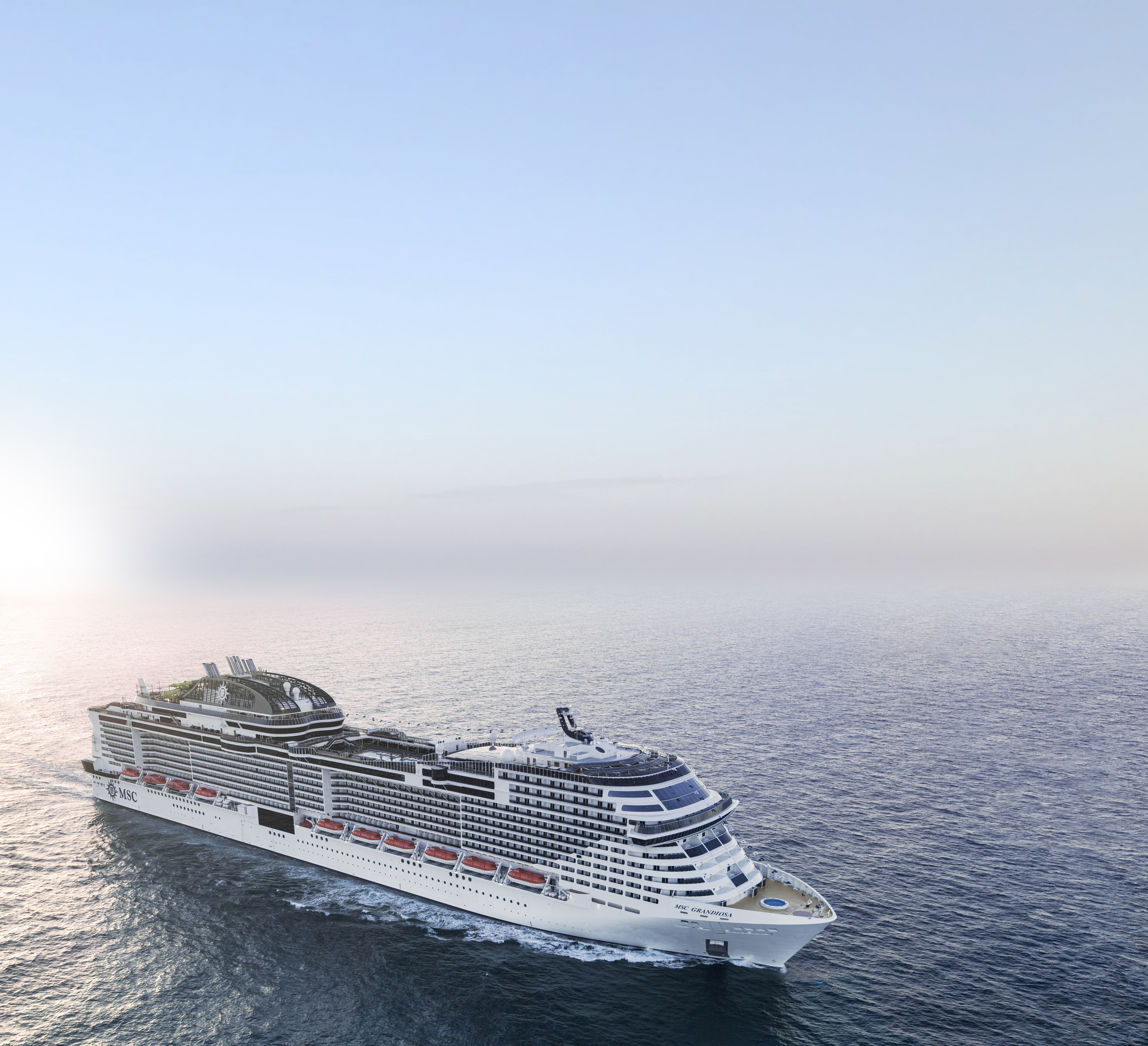 MSC Grandiosa auf Kreuzfahrt